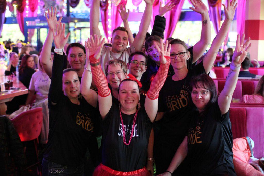 party guests for bachelor party at knutschfleck