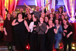 Party-Gaeste-im-Knutschfleck-Event-christmas party Restaurant-am-Alexanderplatz,