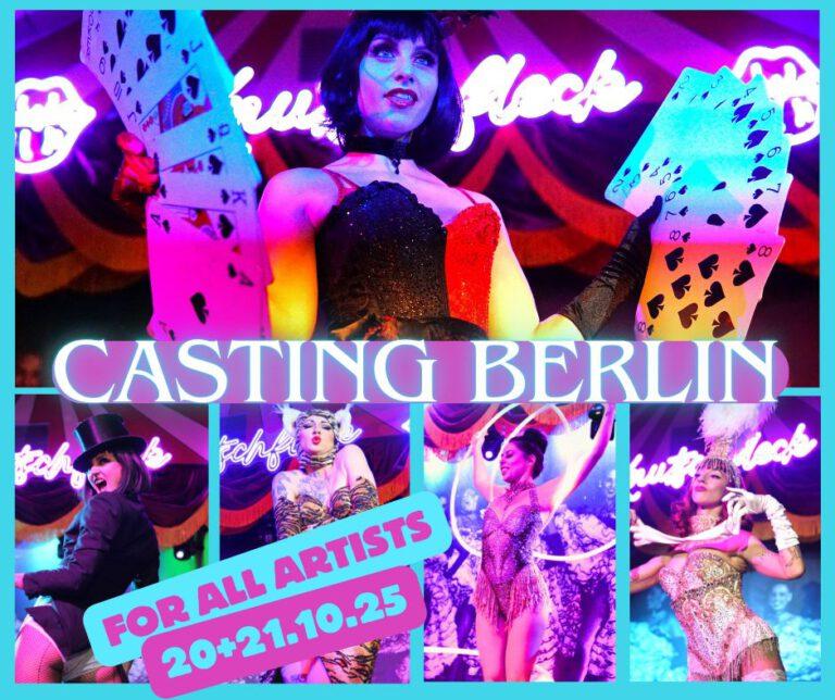 audition in berlin 20 and 21 october