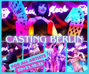 audition call for 20 and 21 october in berlin