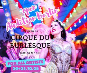 circus artists wanted in berlin