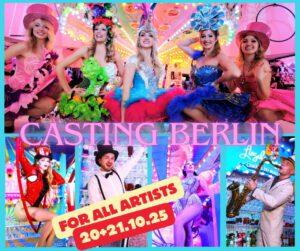 casting in berlin 20 and 21 october