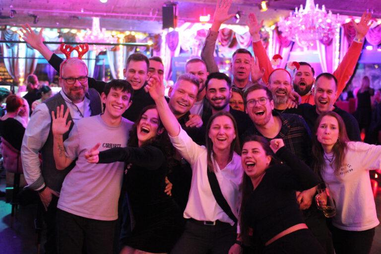 company christmas party at knutschfleck berlin